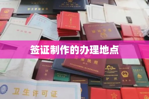蒸湘签证制作的办理地点