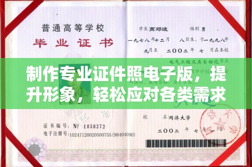 蒸湘制作专业证件照电子版，提升形象，轻松应对各类需求