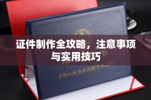 蒸湘证件制作全攻略，注意事项与实用技巧
