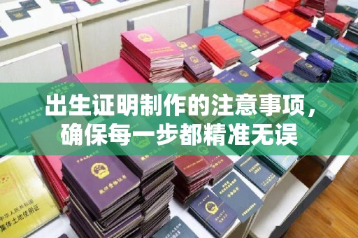 蒸湘出生证明制作的注意事项，确保每一步都精准无误