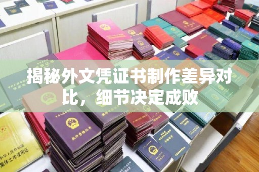 蒸湘揭秘外文凭证书制作差异对比，细节决定成败