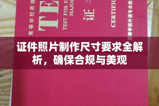蒸湘证件照片制作尺寸要求全解析，确保合规与美观