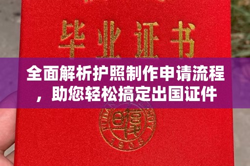 蒸湘全面解析护照制作申请流程，助您轻松搞定出国证件