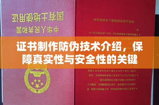 蒸湘证书制作防伪技术介绍，保障真实性与安全性的关键