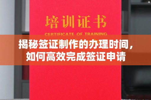 蒸湘揭秘签证制作的办理时间，如何高效完成签证申请
