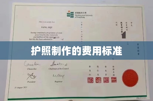 蒸湘护照制作的费用标准