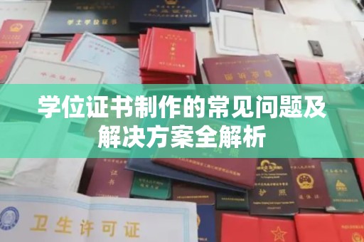 蒸湘学位证书制作的常见问题及解决方案全解析