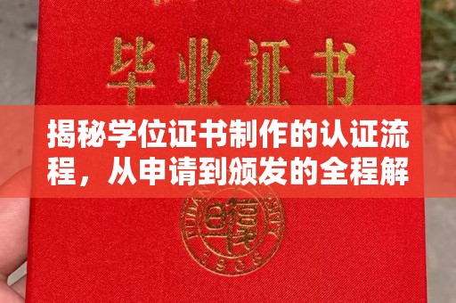 蒸湘揭秘学位证书制作的认证流程，从申请到颁发的全程解析