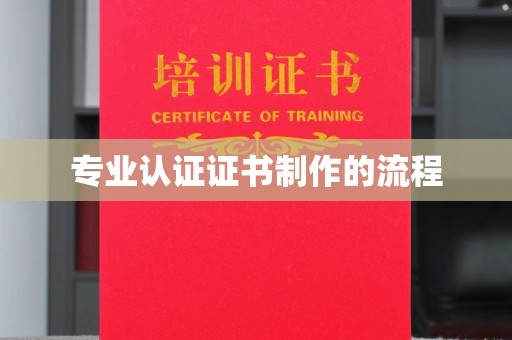 蒸湘专业认证证书制作的流程
