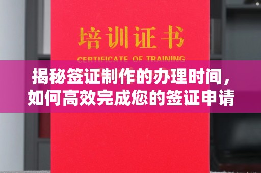蒸湘揭秘签证制作的办理时间，如何高效完成您的签证申请