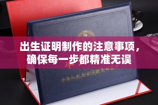 蒸湘出生证明制作的注意事项，确保每一步都精准无误