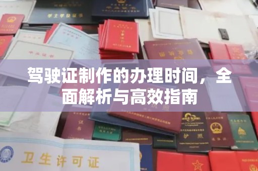 蒸湘驾驶证制作的办理时间，全面解析与高效指南