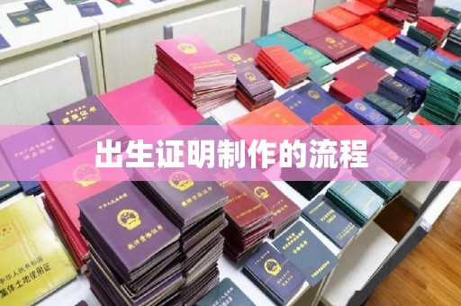 蒸湘出生证明制作的流程
