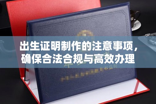 蒸湘出生证明制作的注意事项，确保合法合规与高效办理