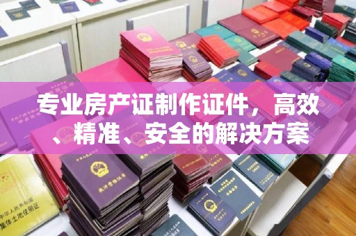 蒸湘专业房产证制作证件，高效、精准、安全的解决方案