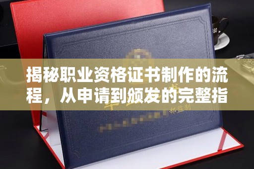 蒸湘揭秘职业资格证书制作的流程，从申请到颁发的完整指南