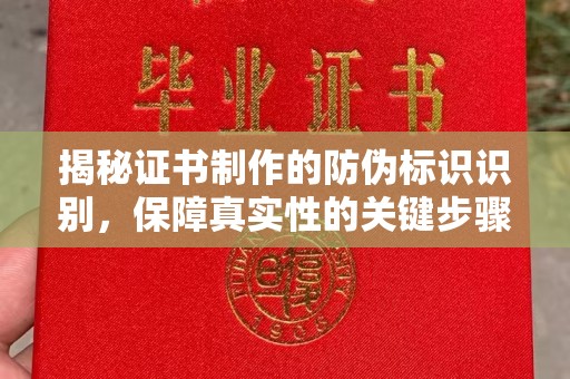 蒸湘揭秘证书制作的防伪标识识别，保障真实性的关键步骤