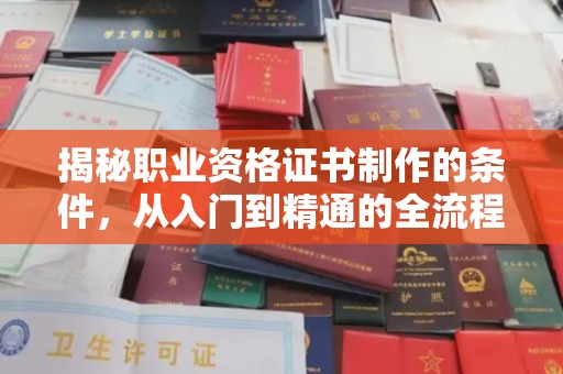 蒸湘揭秘职业资格证书制作的条件，从入门到精通的全流程解析