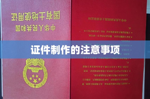 蒸湘证件制作的注意事项